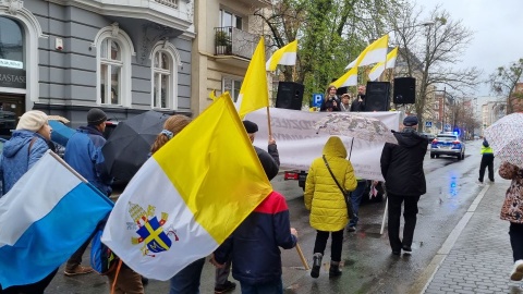 Marsz w obronie św. Jana Pawła II/fot. nadesłane