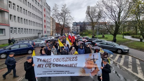Marsz w obronie św. Jana Pawła II/fot. nadesłane