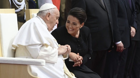 Pierwszy dzień wizyty papieża na Węgrzech /fot. Szilard Koszitcsak, PAP/ EPA