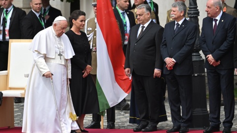 Pierwszy dzień wizyty papieża na Węgrzech /fot. Noemi Bruzak/PAP/EPA