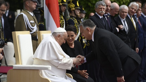 Pierwszy dzień wizyty papieża na Węgrzech/fot. Noemi Bruzak/PAP/EPA