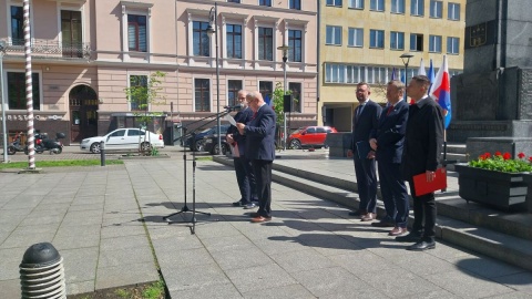 Uroczystości na pl. Wolności w Bydgoszczy/fot. Jolanta Fischer