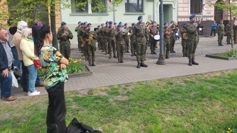 Bydgoszczanie uroczyście uczcili Dzień Flagi/fot: Jolanta Fischer