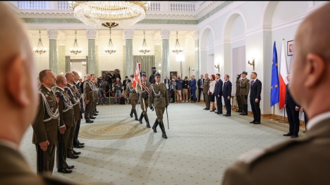 Prezydent Andrzej Duda mianował ośmiu oficerów Wojska Polskiego na stopnie generalskie i admiralski/fot. Marek Borawski/KPRP