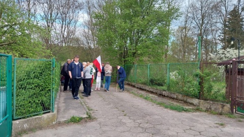 Protest w sprawie plaży w Samociążku/fot. Elżbieta Rupniewska