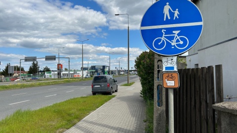 Jedziemy fragmentem Wiślanej Trasy Rowerowej (oprócz oznaczeń, niestety niewiele z tego wynika)/fot. Tomasz Kaźmierski