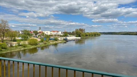 Widok z mostu w Fordonie na nowe nabrzeże/fot. Tomasz Kaźmierski
