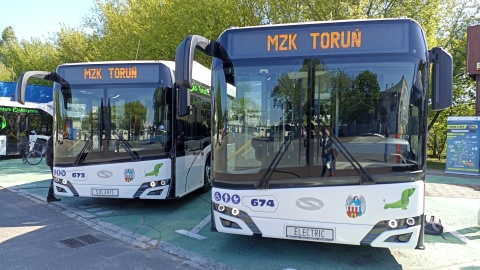 Tabor toruńskiego MZK wzmocniły cztery autobusy elektryczne/fot: Monika Kaczyńska