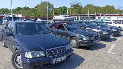 Na ulicach Torunia królowały mercedesy z Ogólnopolskiego Zlotu Mercedes-Benz/fot. Monika Kaczyńska