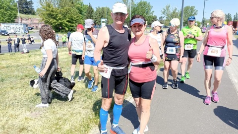 Prawie 2 tysiące osób stanęło na starcie niedzielnej imprezy, pt. „Run Toruń"/fot. Monika Kaczyńska