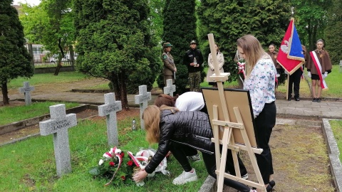 Uroczystość ku czci Antoniego Łobody i Stefana Galińskiego na cmentarzu Bohaterów Bydgoszczy/fot. Monika Siwak