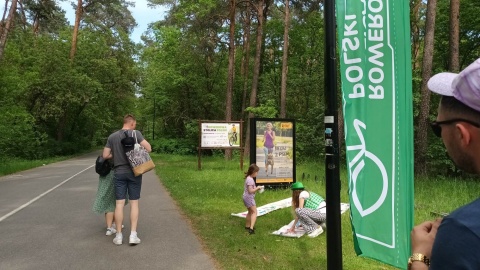 Do Myślęcinka przyjechali miłośnicy jednośladów, żeby wziąć udział w akcji Rowerowa Stolica Polski/fot: Monika Siwak