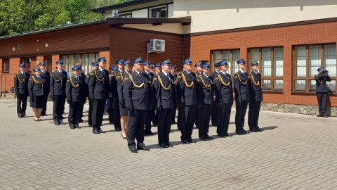 Imię starszego brygadiera Marka Misia nadano Ośrodkowi Szkoleniowemu Szkoły Podoficerskiej Państwowej Straży Pożarnej w Tylnej Górze koło Koronowa. To dzięki działaniom śp. Marka Misia powstał obiekt, który posiada specjalizację wodną i jako jedyny ośrodek w kraju organizuje kursy doskonalące dla operatorów sonarów - podkreślano podczas uroczystości/fot. Agata Raczek