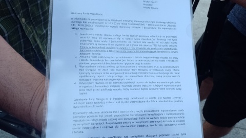 Petycja Rady Okręgu Toruń-Podgórz