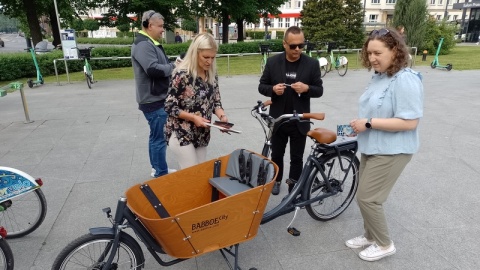 Obciążenie skrzyni i siodła do 100 kilogramów: Toruń wypożycza rowery towarowe/fot. Michał Zaręba
