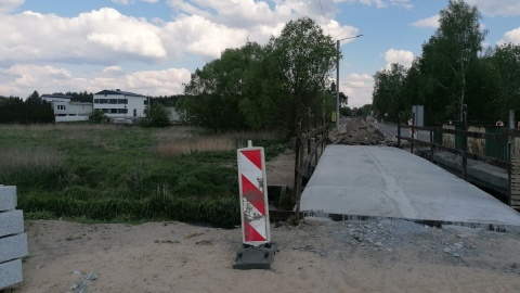 Budowa nowej kładki i remont mostu w Olimpinie/fot. mg