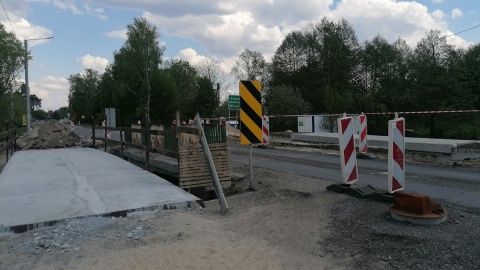 Budowa nowej kładki i remont mostu w Olimpinie/fot. mg