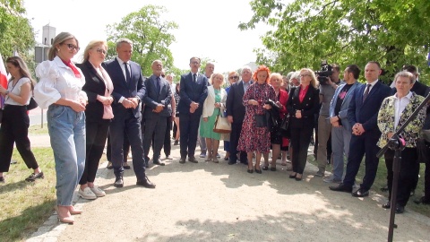 W uroczystości oznaczenia dębów wzięli udział m.in. europoseł Platformy Obywatelskiej i wdowa po prezydencie Gdańska, Magdalena Adamowicz i prezydent Bydgoszcz, Rafał Bruski/ (jw)