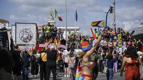 Parada równości w Rzymie/fot. Ricardo Antimani, PAP/EPA