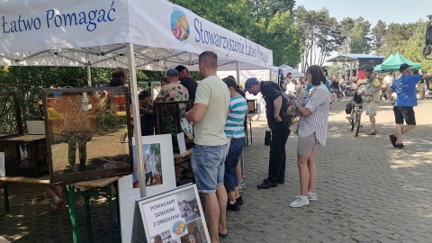 Piknik charytatywny Stowarzyszenia „Łatwo pomagać” w Pieczyskach/fot. Monika Siwak