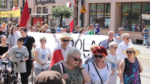 Było kolorowo, tanecznie i śpiewająco, a najważniejszymi bohaterami zostały dzieci. Wszystko za sprawą hasła przewodniego: „Dzieci przyszłością Polski". Ulicami Bydgoszczy przeszedł Marsz dla Życia i Rodziny/fot. Michał Jędryka