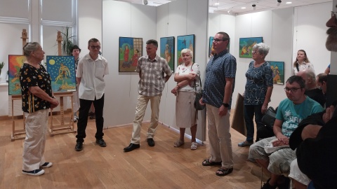 Wyjątkowe prace Damiana Rebelskiego zaprezentowano w Bydgoskim Centrum Organizacji Pozarządowych i Wolontariatu/fot: Elżbieta Rupniewska