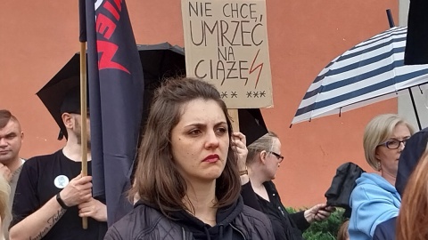 Protest środowisk feministycznych i lewicowych w Bydgoszczy/fot. Jolanta Fischer