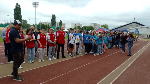 Podsumowanie Toruńskiej Olimpiady Przedszkoli i Szkół 2022/2023 na Stadionie Miejskim/fot. Michał Zaręba