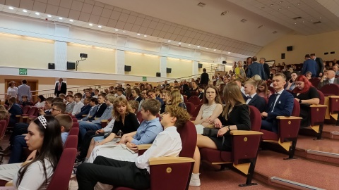 Laureaci i finaliści ogólnopolskich konkursów i olimpiad odebrali nagrody podczas uroczystej gali/fot: Maciej Wilkowski