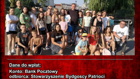 Będzie to już trzecia edycja wakacji dla polskich dzieci z Wileńszczyzny/plakat: Stowarzyszenie Bydgoscy Patrioci