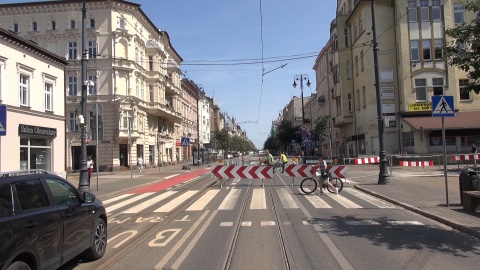 Prace na ul. Gdańskiej, róg ul. Słowackiego, rozpoczęte (jw)