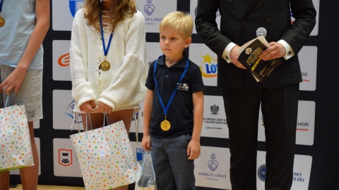 Zwycięzca turnieju dziecięcego – niespełna 7-letni Witold Rusek/fot.: Patryk Głowacki