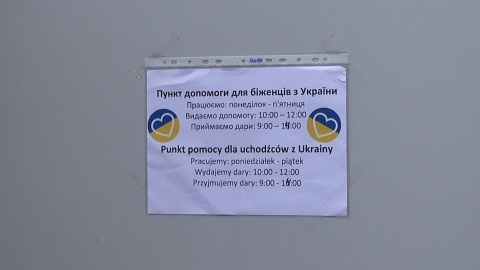 Otwarcie Punktu Pomocy dla Ukrainy w pomieszczeniach UKW w Bydgoszczy (jw)