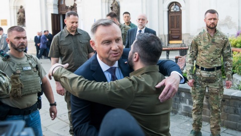 Prezydenci Polski i Ukrainy w Łucku oddali hołd ofiarom Zbrodni Wołyńskiej/fot. Vladyslav Musiienko, PAP