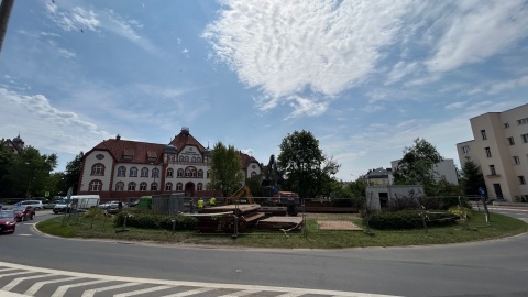 Budowa na placu Weyssenhoffa/fot. Tomasz Kaźmierski
