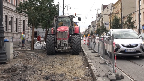 Rozpoczęły się prace przy budowie przystanku wiedeńskiego przy ulicy Gdańskiej, róg Chodkiewicza/ fot. jw