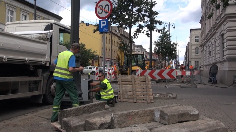 Rozpoczęły się prace przy budowie przystanku wiedeńskiego przy ulicy Gdańskiej, róg Chodkiewicza/ fot. jw