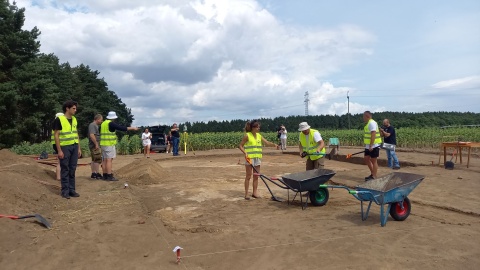 Prace archeologiczne w podbydgoskiej wsi Pień/fot. Tatiana Adonis