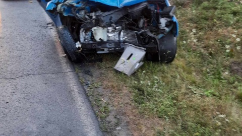 67–latka kierująca fiatem była trzeźwa. Zarówno ona, jak i dwie pasażerki auta, trafiły do szpitala, jedna z nich zmarła/fot. fot. OSP KSRG Kawęczyn, Facebook
