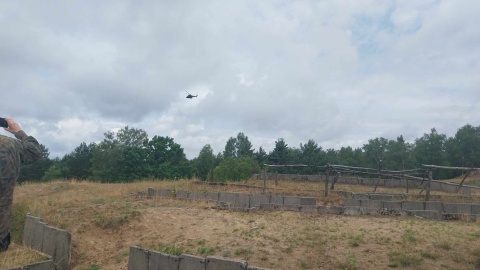 Po podpisaniu porozumienia na toruńskim poligonie odbyły się ćwiczenia terytorialsów/fot. Jolanta Fischer