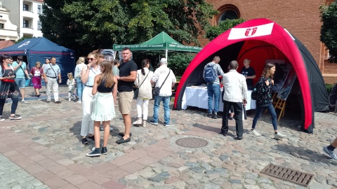 Z okazji Kujawsko-Pomorskich Dni Szlaku Świętego Jakuba zorganizowano m.in. półmaraton, atrakcje dla dzieci i stoiska promocyjne/fot: Michał Zaręba