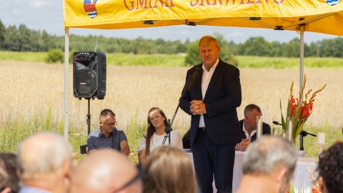 Uroczystym otwarcie drogi gminnej Skrwilno-Mościska/fot. Kujawsko-Pomorski Urząd Wojewódzki