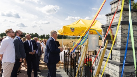 Uroczystym otwarcie drogi gminnej Skrwilno-Mościska/fot. Kujawsko-Pomorski Urząd Wojewódzki