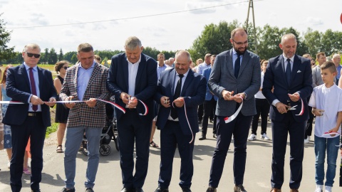 Uroczystym otwarcie drogi gminnej Skrwilno-Mościska/fot. Kujawsko-Pomorski Urząd Wojewódzki