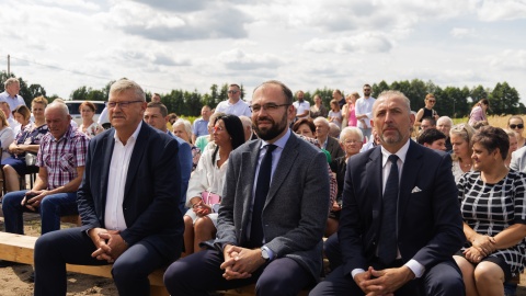 Uroczystym otwarcie drogi gminnej Skrwilno-Mościska/fot. Kujawsko-Pomorski Urząd Wojewódzki