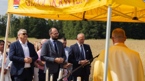 Uroczystym otwarcie drogi gminnej Skrwilno-Mościska/fot. Kujawsko-Pomorski Urząd Wojewódzki