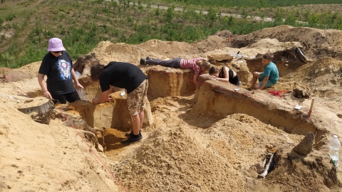 Archeolodzy pracują na terenie Wdeckiego Parku Krajobrazowego/fot: Marcin Doliński