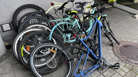 Mężczyźni odpowiedzą za kradzież i paserstwo rowerów/fot: KMP w Bydgoszczy