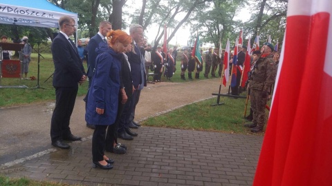 W bydgoskich obchodach rocznicy wybuchu Powstania Warszawskiego wzięły udział władze miasta, służby mundurowe i mieszkańcy/fot: Jolanta Fischer