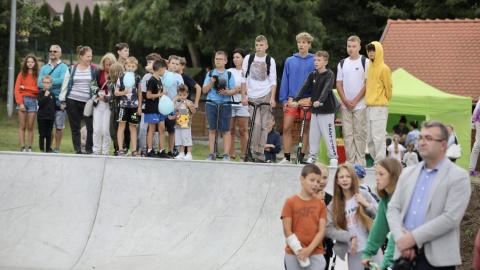 Otwarcie skateparku w Sępólnie Krajeńskim/fot. Andrzej Goiński dla UMWK-P